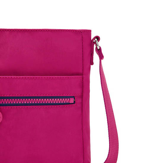 Kipling New Angie Moda Çapraz Askılı Çanta Pembe Küpe Çiçeği | TR 2024WN